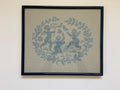 Framed Cherub Needlepoint