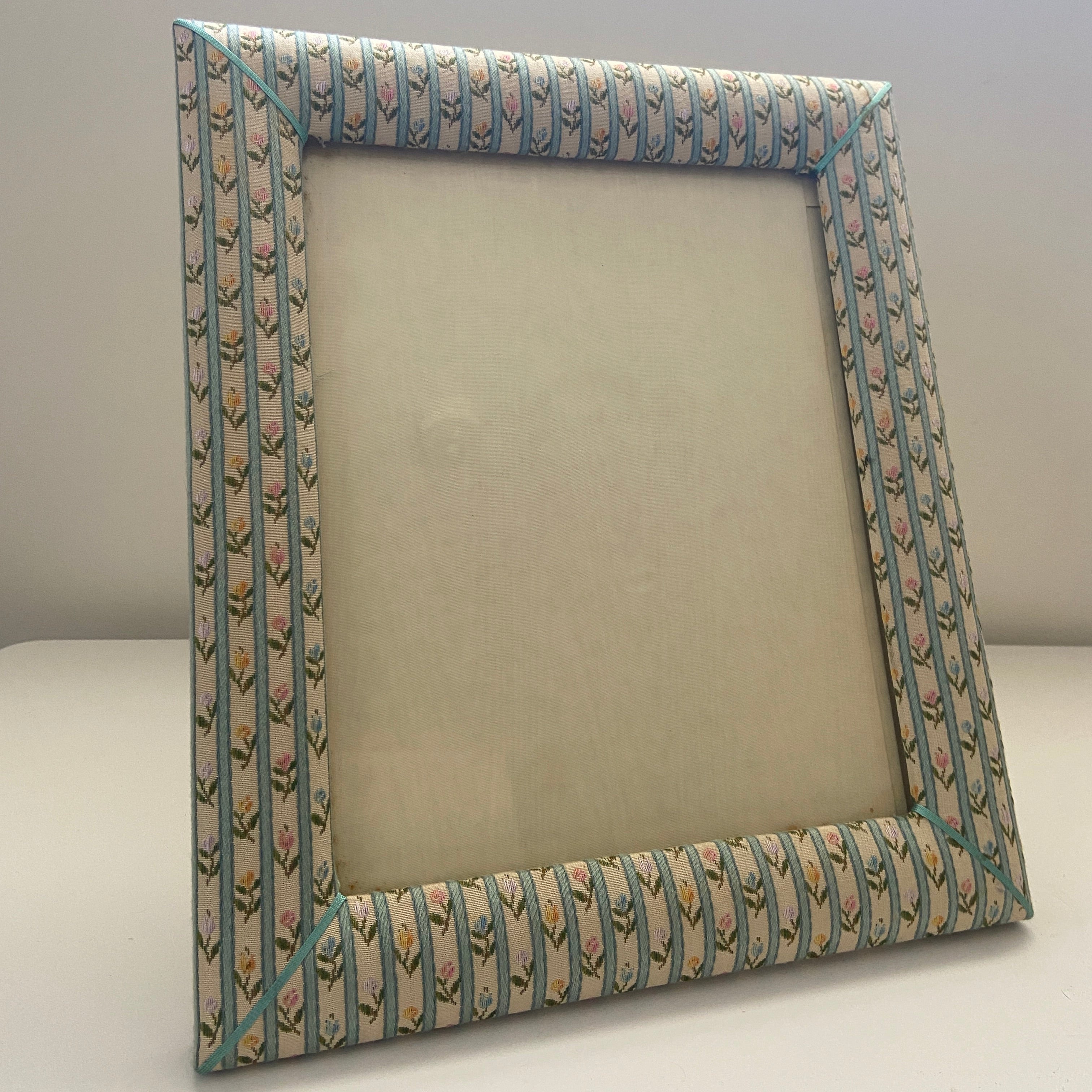 Floral Fabric Picture Frame