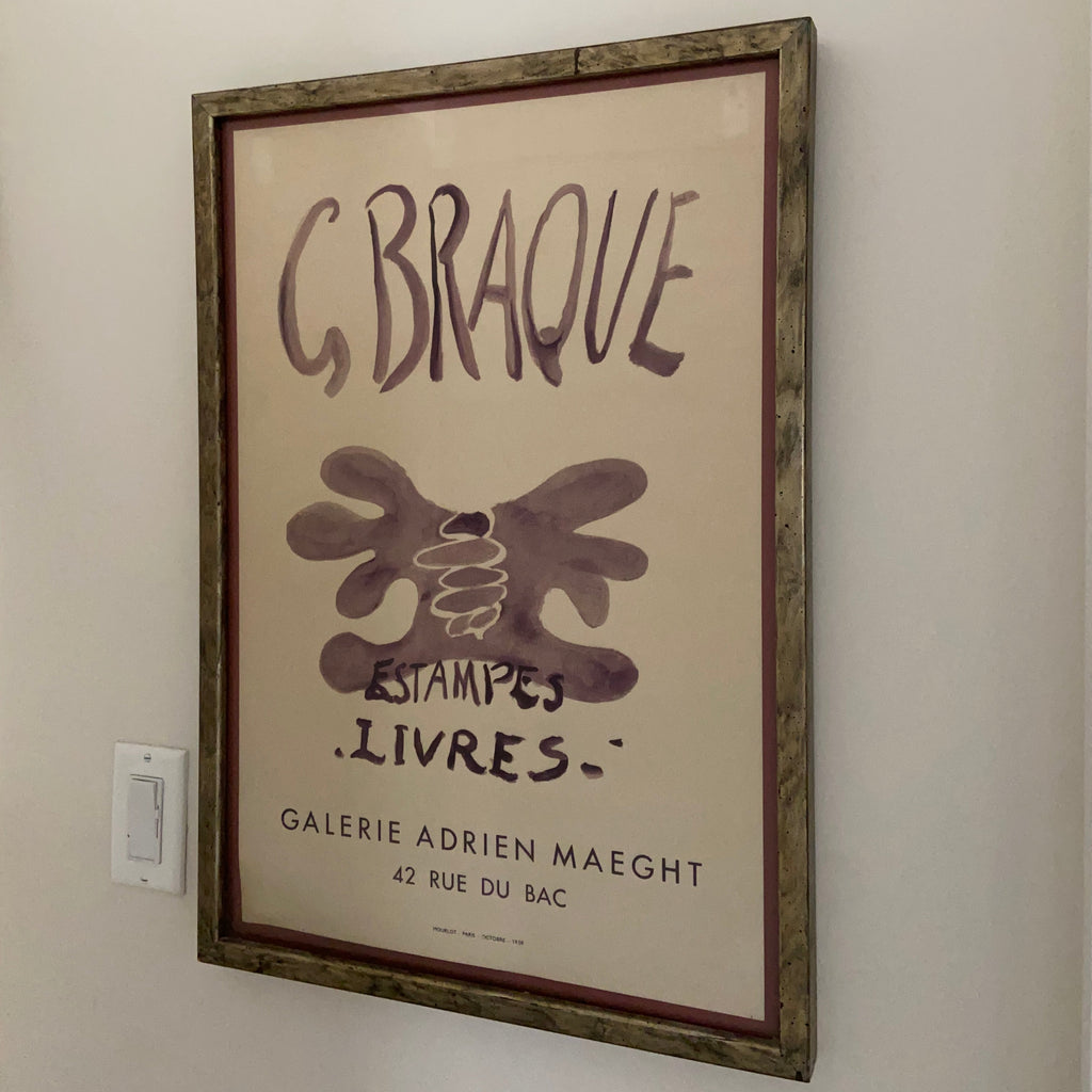 G Braque Paris Exhibition Poster