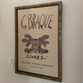 G Braque Paris Exhibition Poster