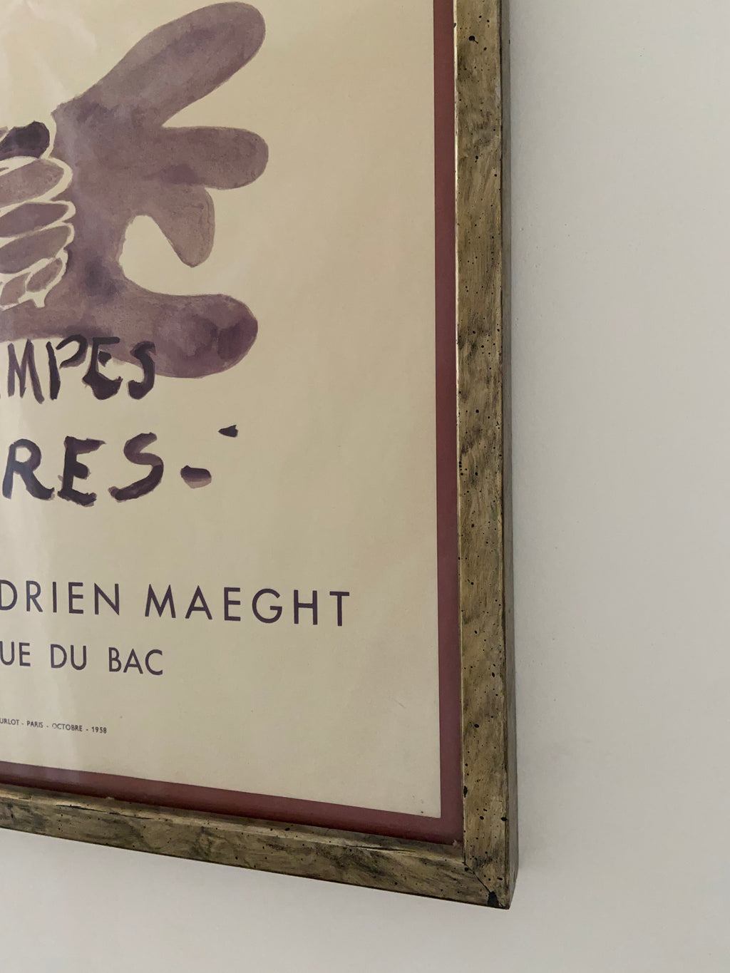 G Braque Paris Exhibition Poster