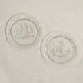 Lalique Frosted Glass Sailing Ship Plates – Set of 2