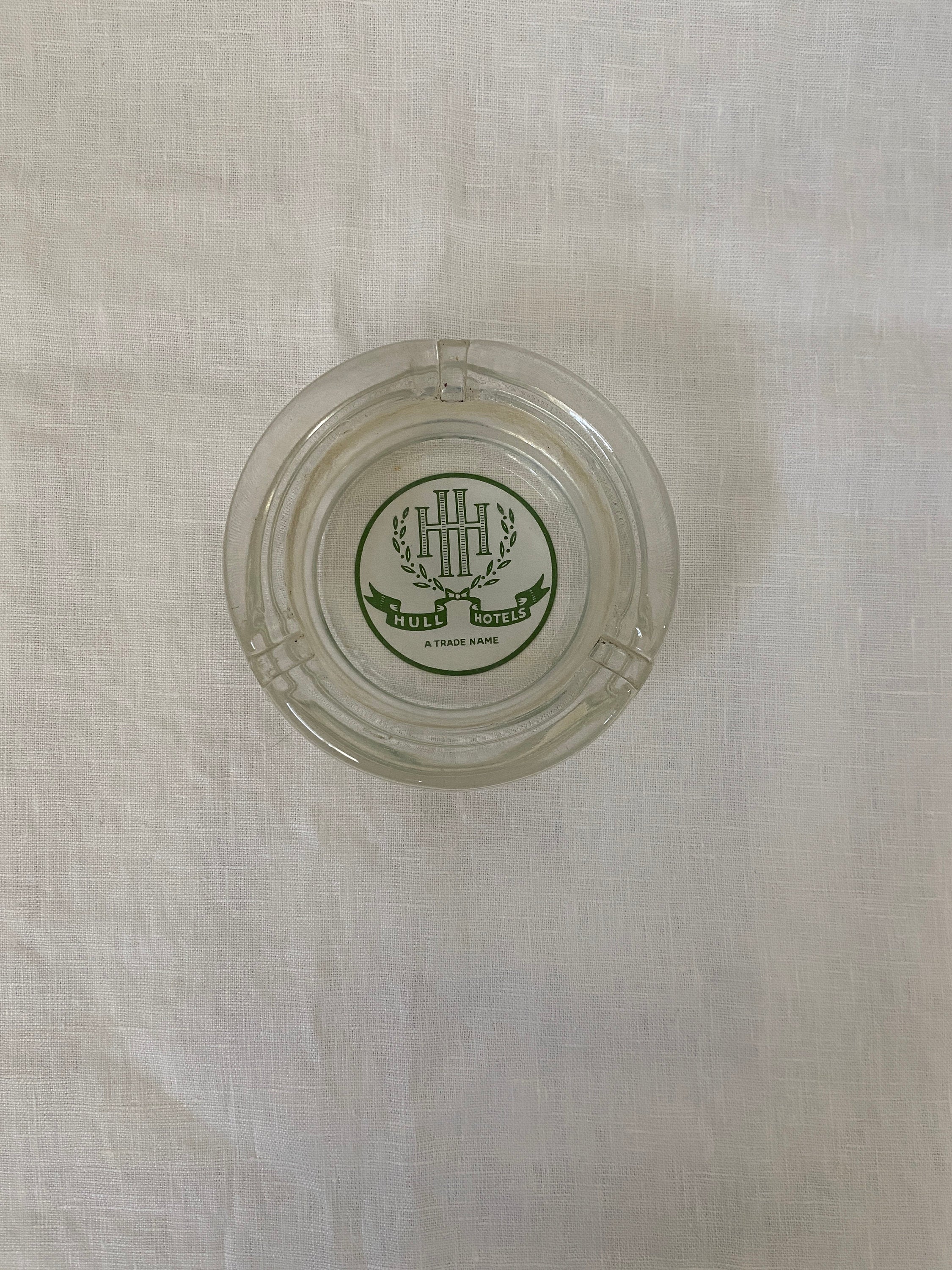 Hull Hotels Glass Ashtray
