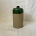 Late 20th Century Toyo Japan Green Dipped Ceramic Jug