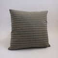 Blue and Oatmeal Check Pillow Cover