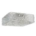 1980s Italian Glass Flush Mount